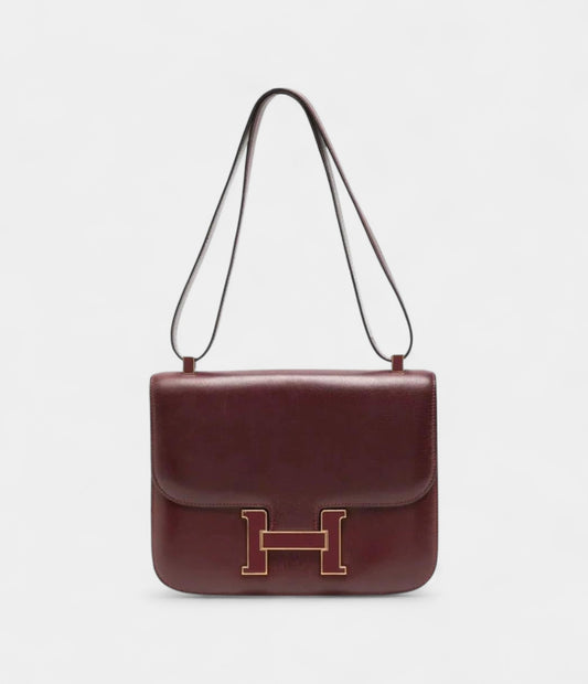 Hermès Constance 24 cm Burgundy Handbag