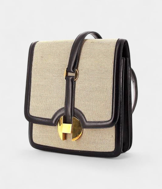 Hermès 2002 Bag Worn on The shoulder or Navy Blue Leather