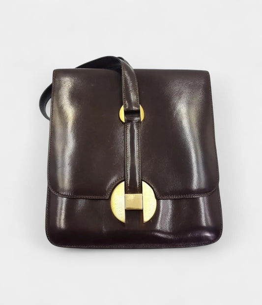 Hermès 2002 Brown Leather Handbag