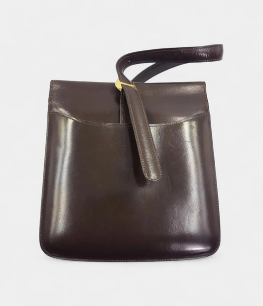 Hermès 2002 Brown Leather Handbag