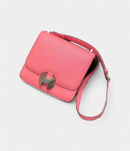 Hermès 2002 Leather Pink Handbag