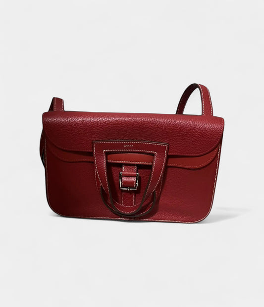 Hermès 2002 Leather Red Handbag