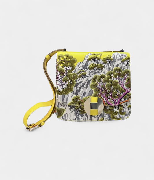 Hermès 2002 Yellow Leather Handbag