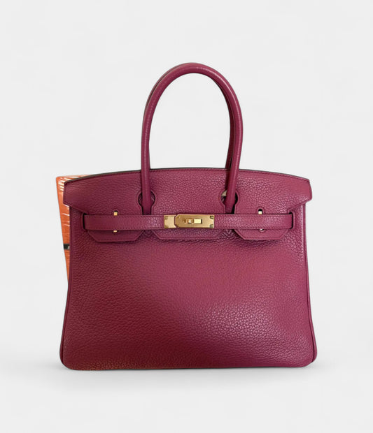 Hermès Birkin 30 Leather Handbag A Timeless Icon of Luxury