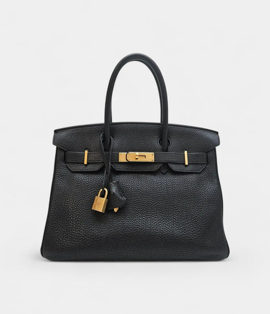 Hermes Birkin 30 leather satchel