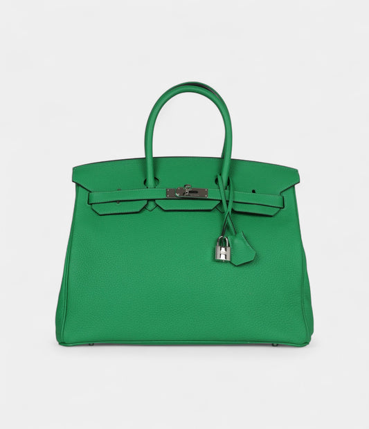 Hermès Birkin 35 Bambou Togo Palladium Hardware