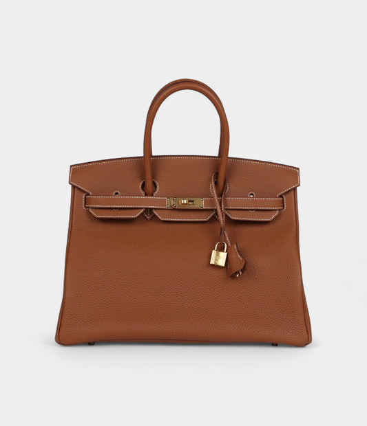 Hermès Birkin 35 Gold Togo Gold Hardware