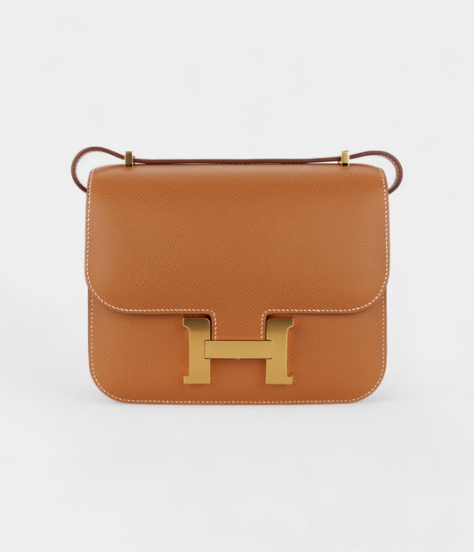 Hermès Constance 18 Gold Epsom Gold Hardware