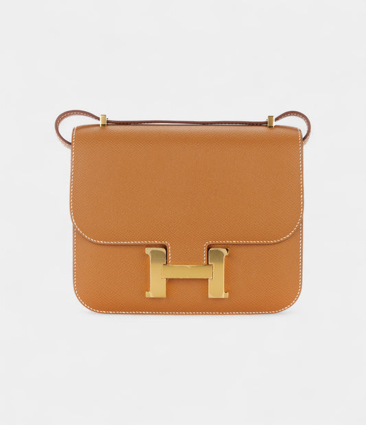 Hermès Constance 18 Gold Epsom Gold Hardware
