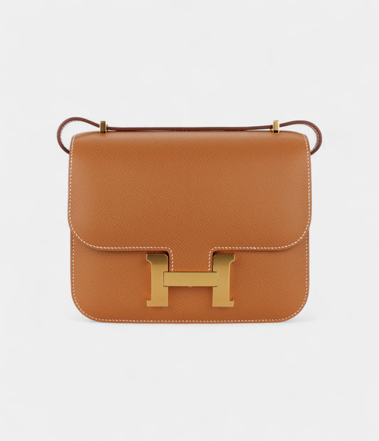 Hermès Constance 18 Gold Epsom Gold Hardware