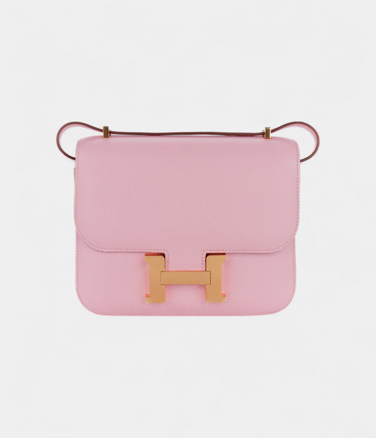 Hermès Constance 18 Mauve Sylvestre Epsom Gold Hardware