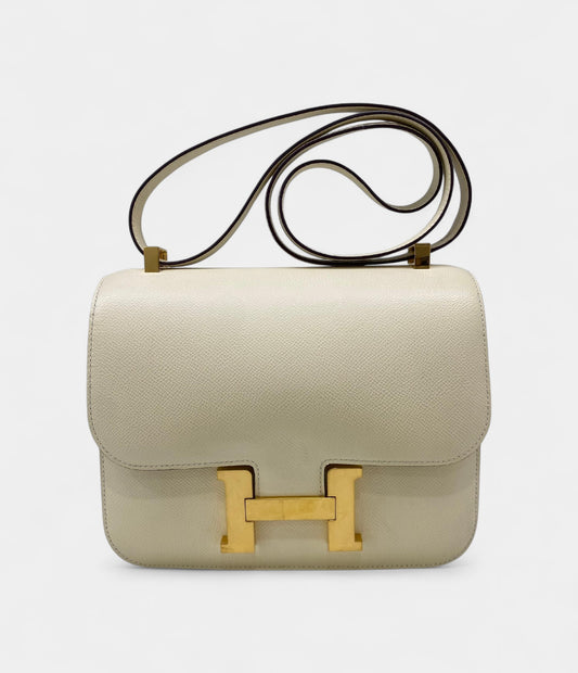 Hermes Constance 24 Nata GHW Epsom Leather