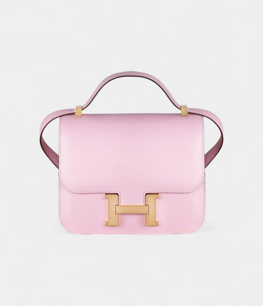 Hermès Constance 24cm Mauve Sylvestre Epsom RGHW