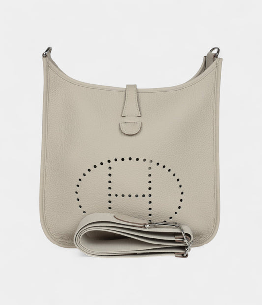 Hermès Evelyne Beton Clemence Palladium Hardware