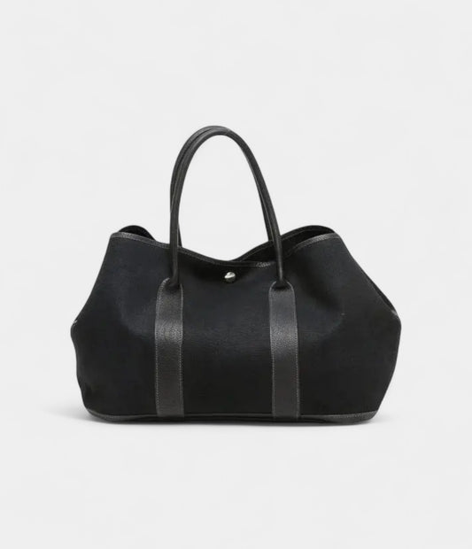 Hermès Garden Party Black Cloth Bag