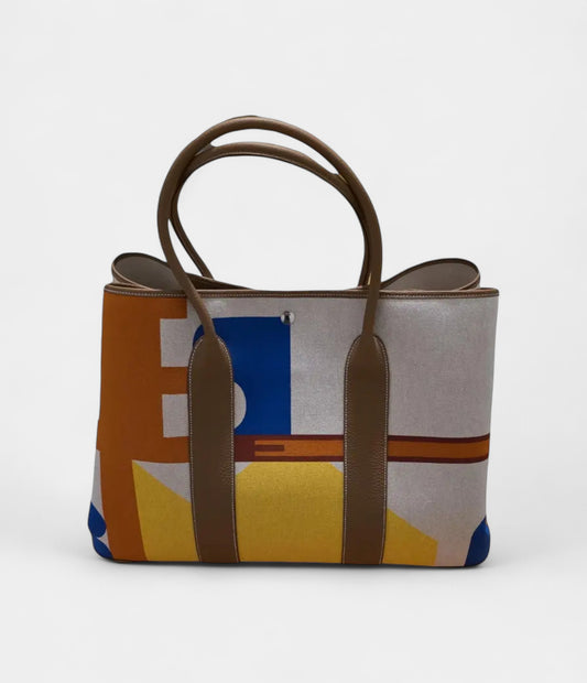 Hermès Garden Party Cloth Bag in Multicolour Bag