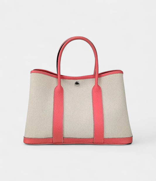 Hermès Garden Party Cloth Multicolour Handbag