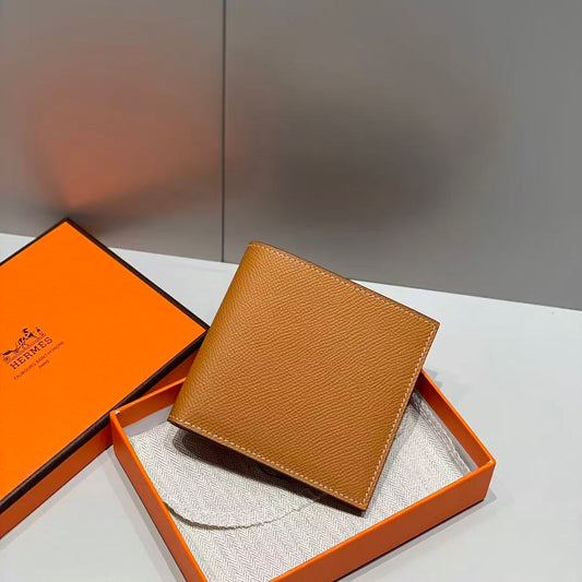 Hermès MC² Copernic Compact in Colorblock Wallet Gold
