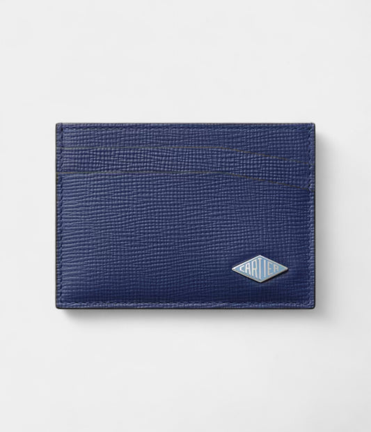 Cartier Losange Double Card Holder in Deep Blue