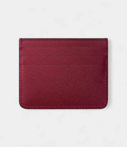 C de Cartier Simple Card Holder in Cherry Red