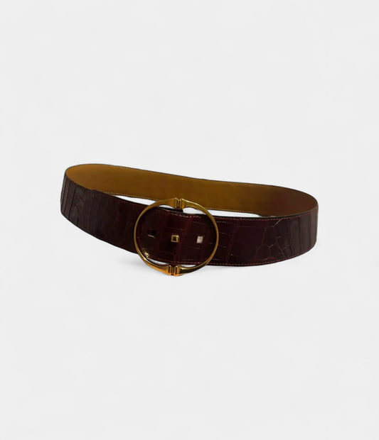 Hermes Crocodile Belt