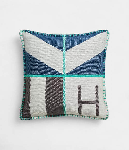 Hermès Avalon H Club Wool & Cashmere Pillow