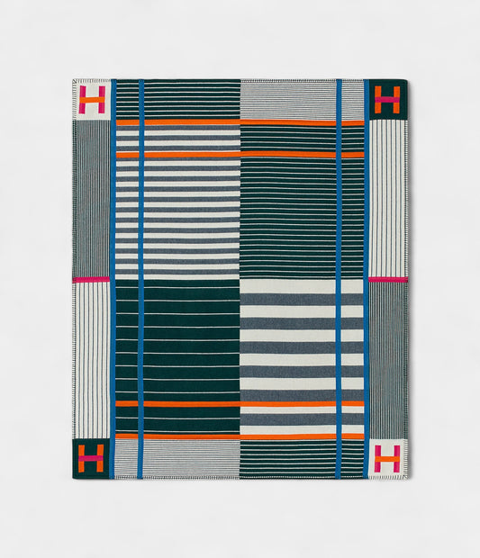 Hermès Avalon Néon Wool & Cashmere Blanket