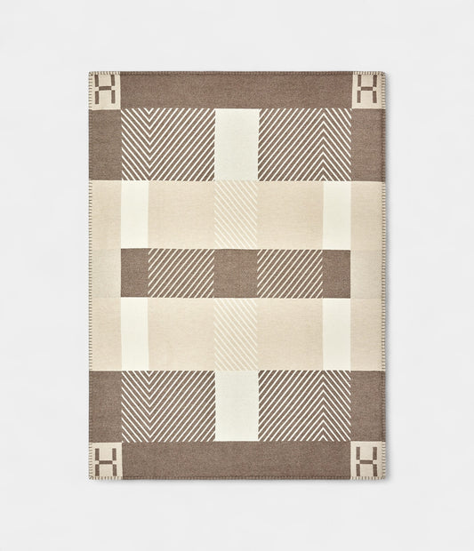 Hermès Avalon Zellige Wool & Cashmere Blanket