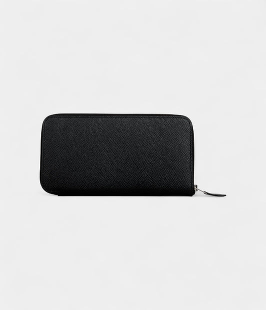 Hermès Azap Classique Wallet Black Epsom Palladium Hardware