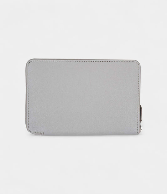 Hermes Azap Portefeuille Wallet Gris Perle Chevre Leather Palladium Hardware