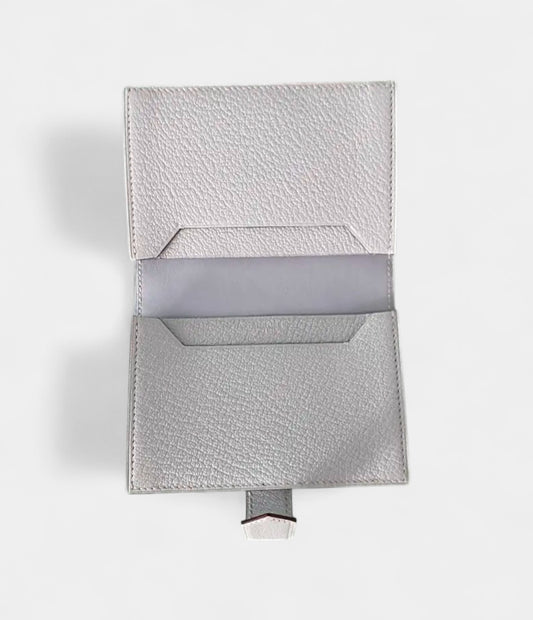 Hermès Béarn Leather Wallet in Blue Cool Sophistication with Iconic Charm