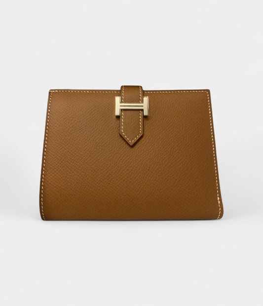 Hermès Béarn Wallet in Brown Leather A Timeless Classic