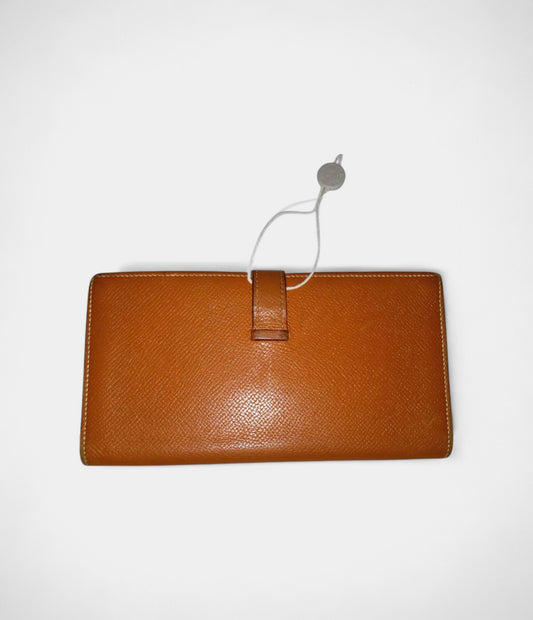 Hermès Béarn Wallet in Brown Leather Elegance