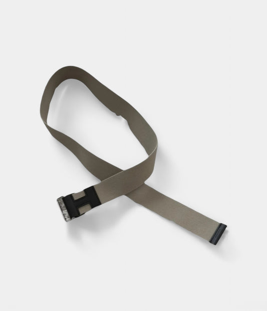 Hermès Beige Cloth Belt Relaxed Elegance with a Touch of Heritage