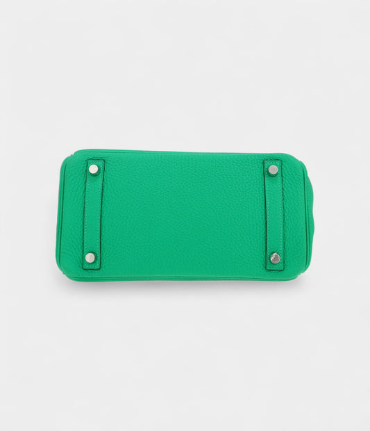 Hermès Birkin 25 Cm Handbag In Vert Menthe Swift Leather
