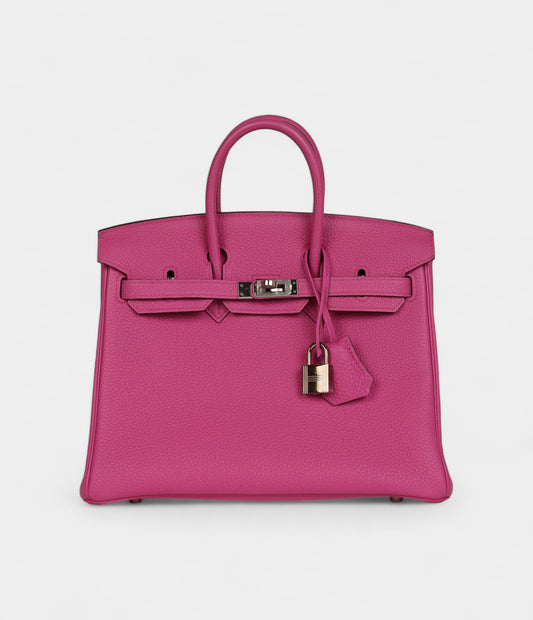 Hermès Birkin 25 Magnolia Togo Palladium Hardware