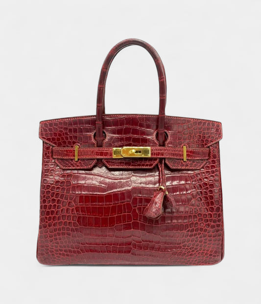 Hermès Birkin 30 Alligator Handbag The Pinnacle of Exotic Luxury