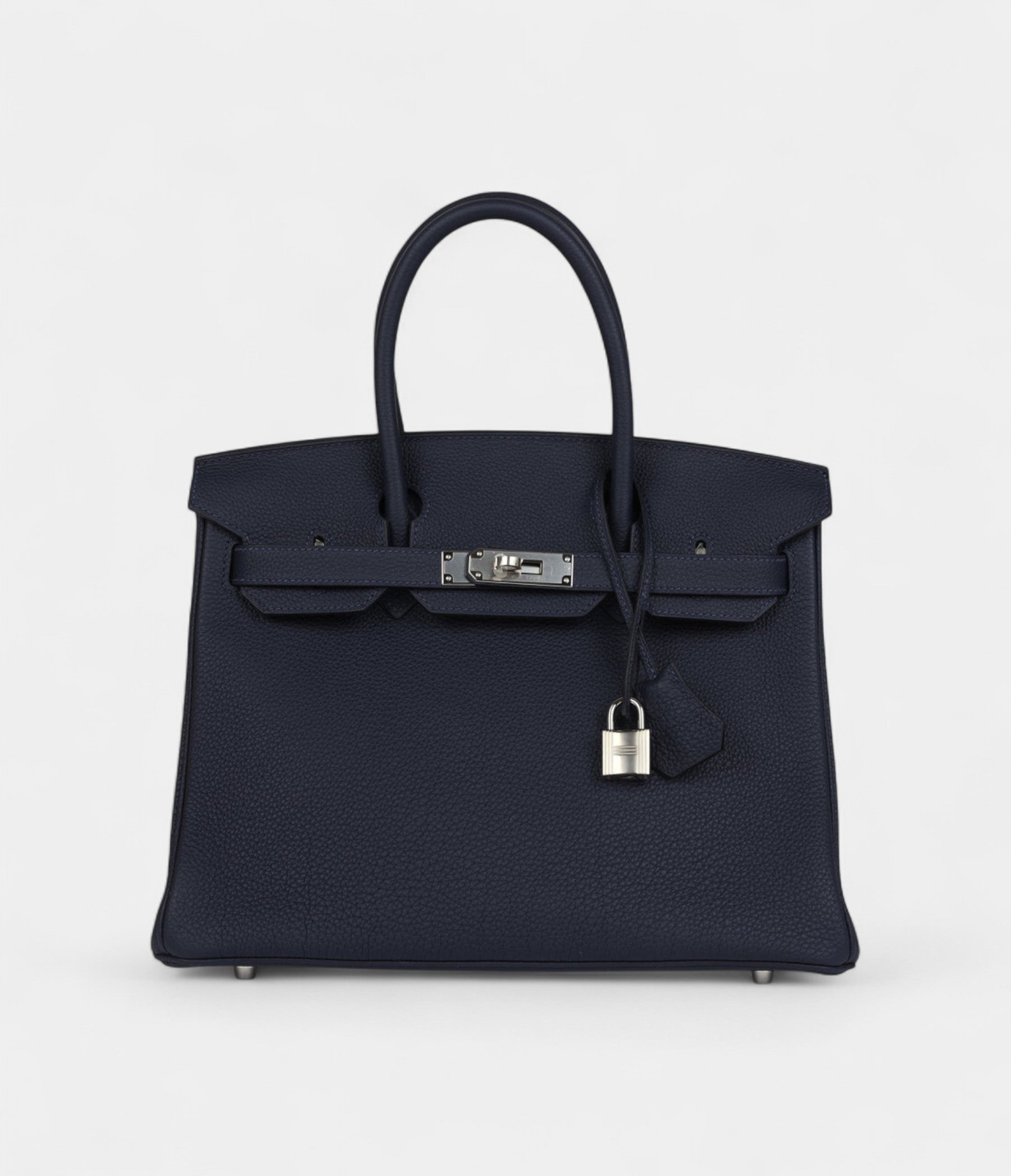 Hermès Birkin 30 Bleu Nuit Togo Palladium Hardware