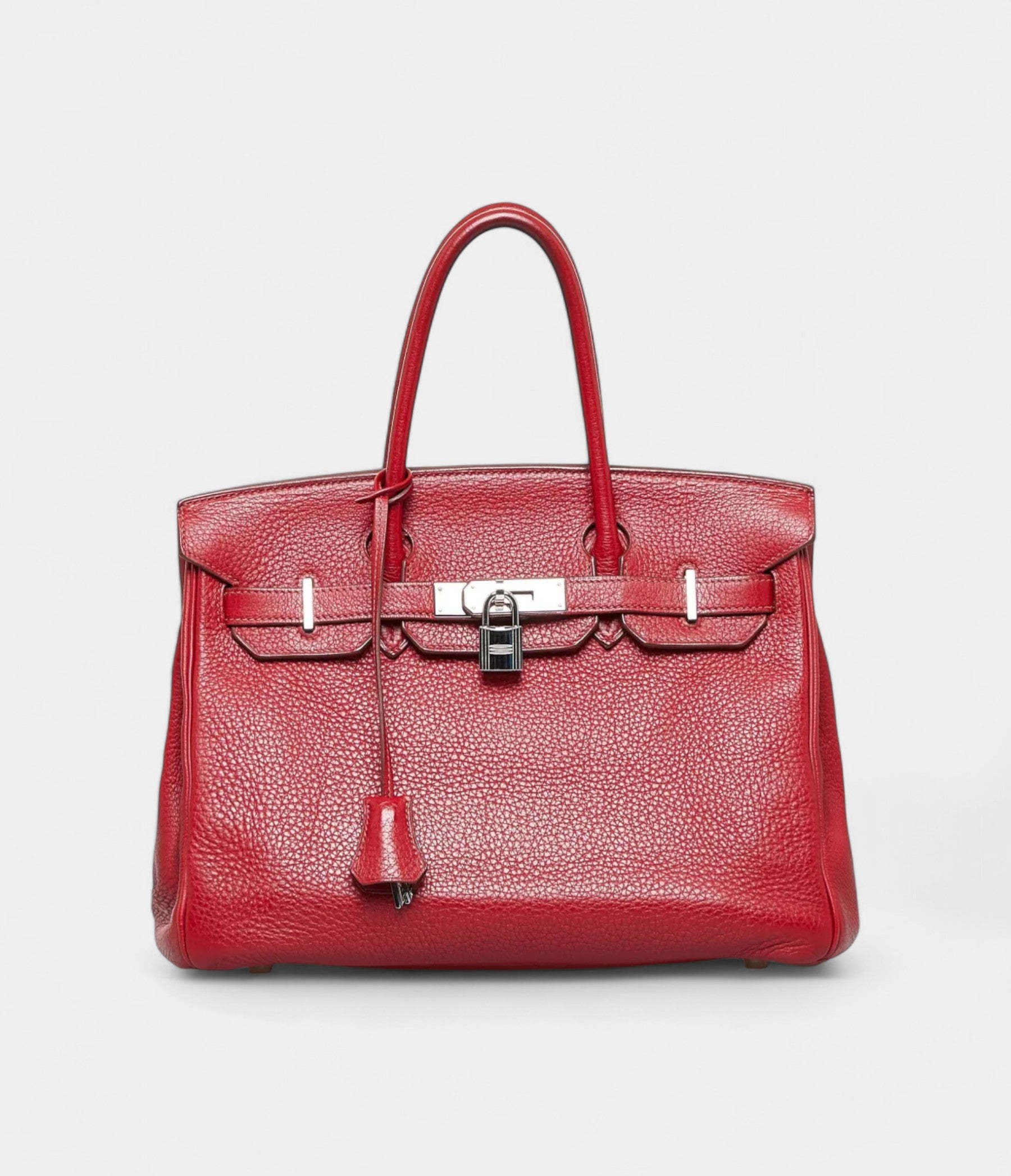 Hermès Birkin 30 Bright Red Handbag