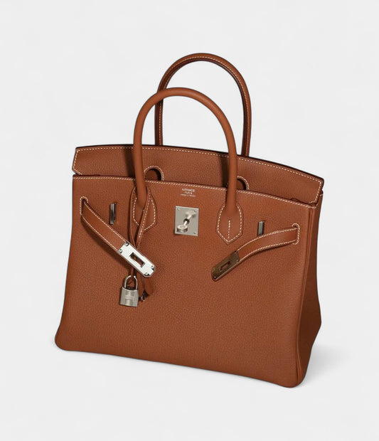 Hermès Birkin 30 Brown Leather Handbag Classic Sophistication in Rich Earth Tones