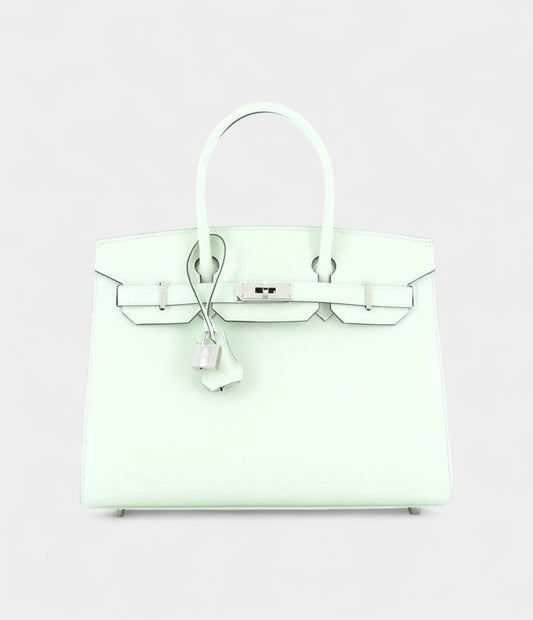 Hermès Birkin 30 Green Leather Tote A Timeless Icon of Luxury