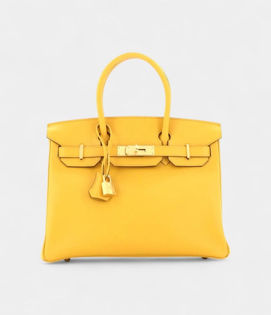 Hermès Birkin 30 Leather Handbag The Ultimate Luxury Icon Signature Gold