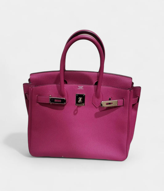 Hermès Birkin 30 Leather Handbag Timeless Craftsmanship in an Iconic Silhouette