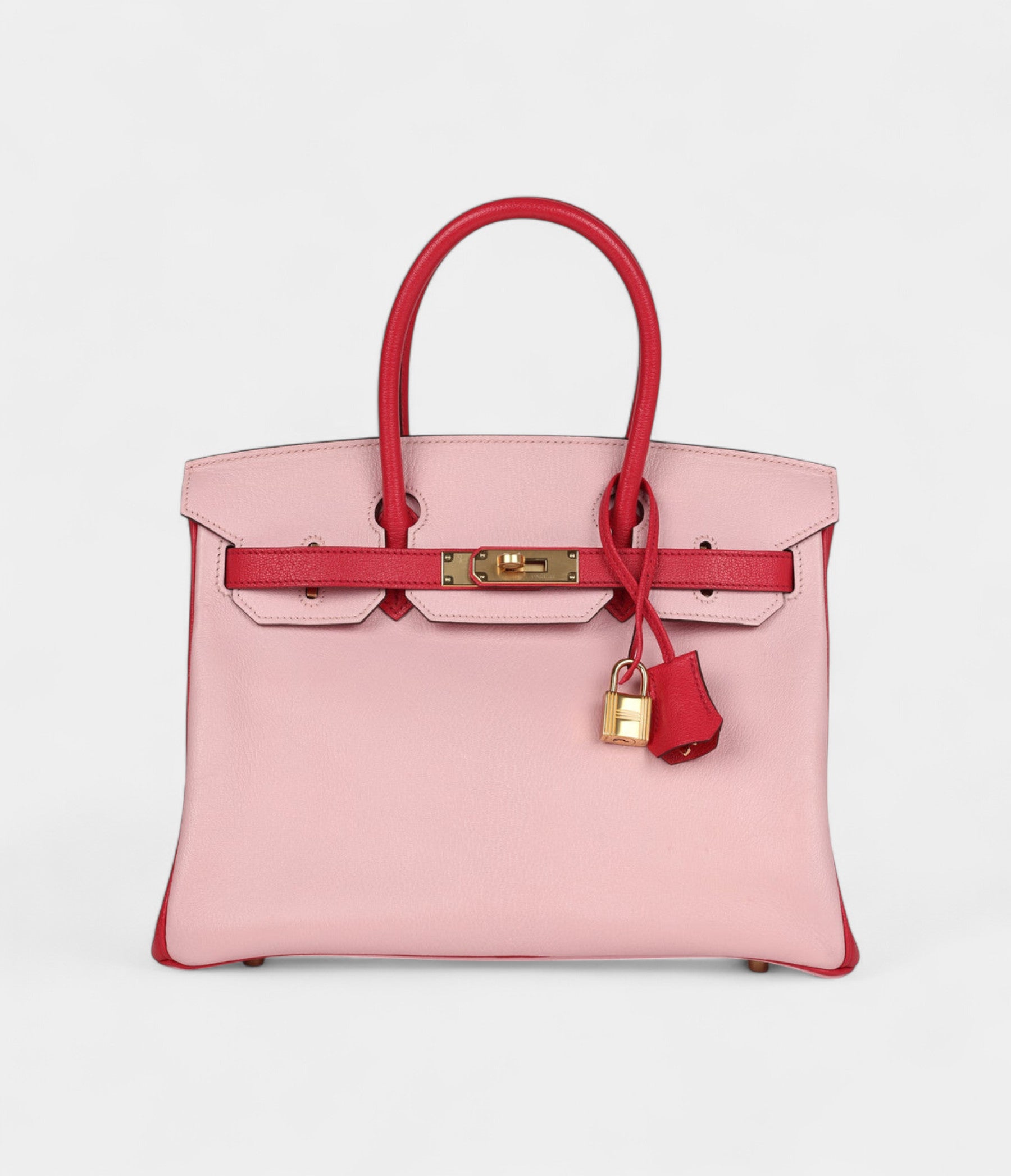 Hermès Birkin 30 Rose Sakura and Rose Extreme Chevre Gold Hardware