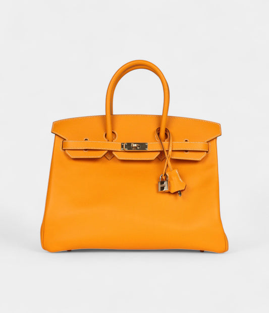 Hermès Birkin 35 Jaune D'or Candy Epsom Permabrass Hardware