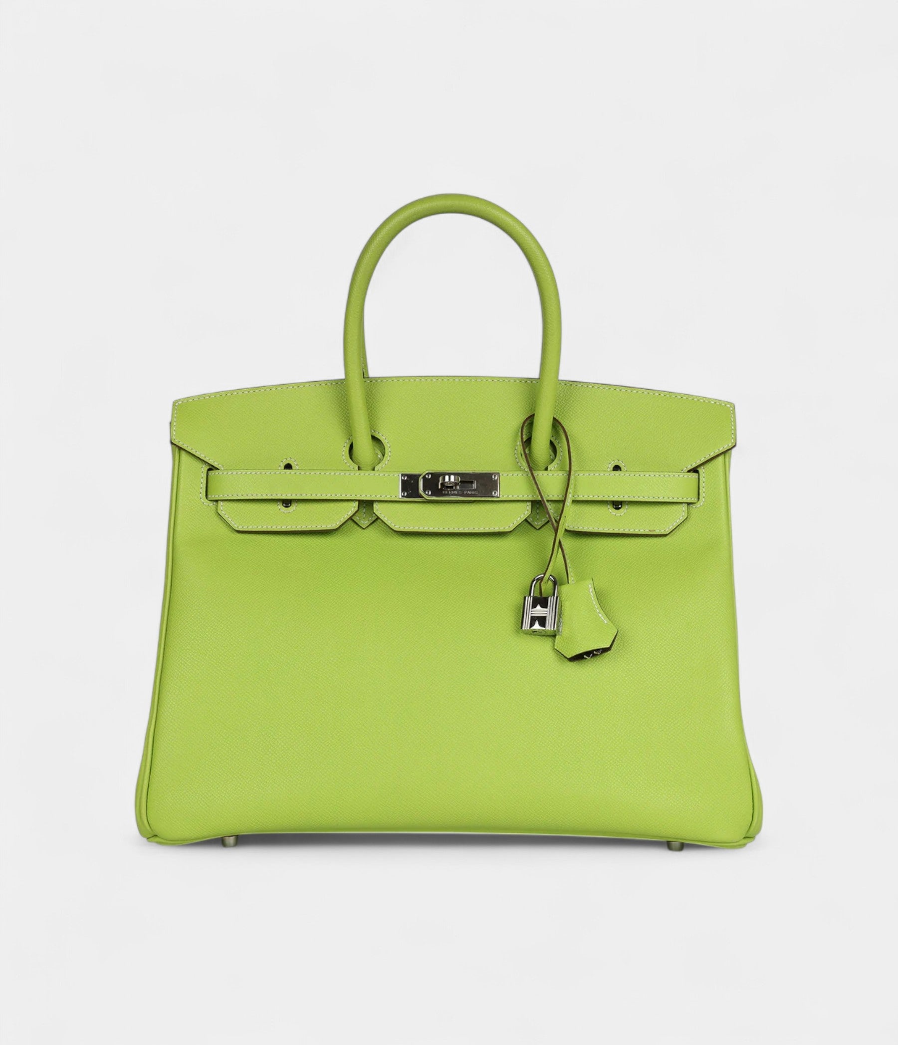 Hermès Birkin 35 Kiwi Candy Epsom Palladium Hardware
