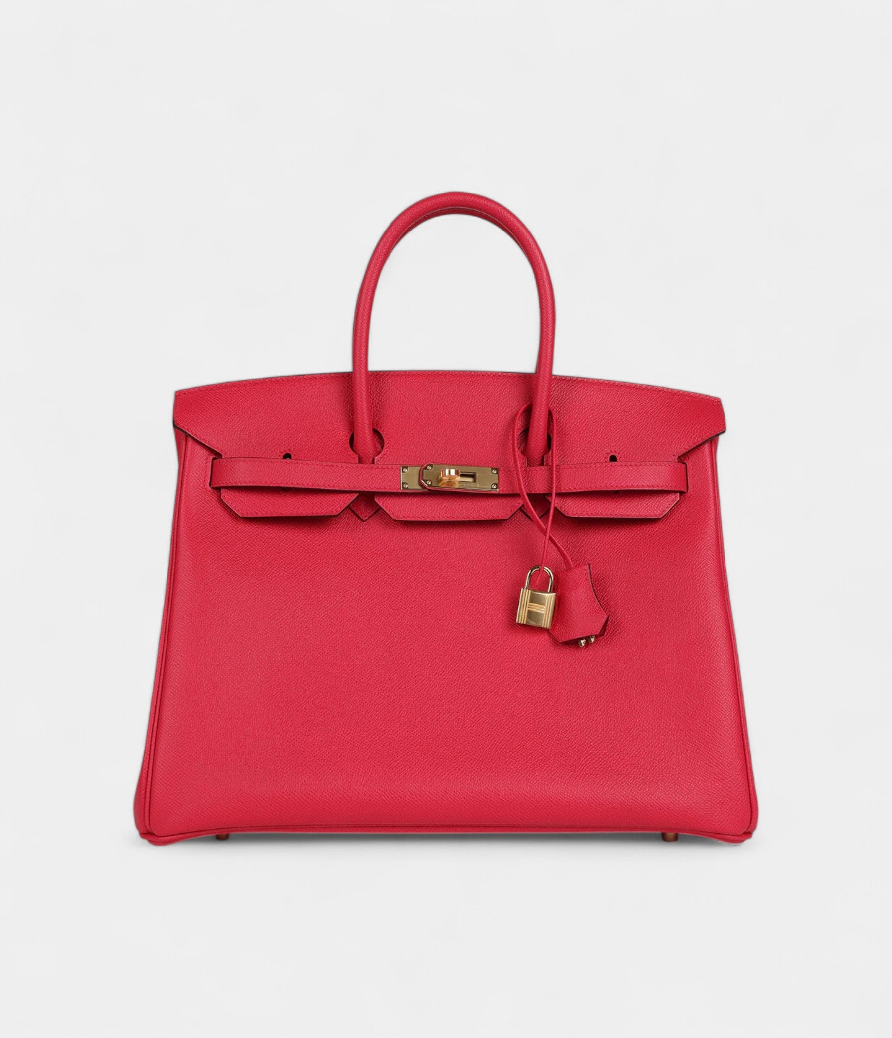 Hermès Birkin 35 Rose Extreme Epsom Gold Hardware