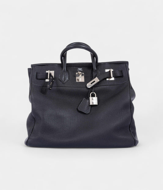 Hermès Birkin 40 Black Clemence Palladium Hardware