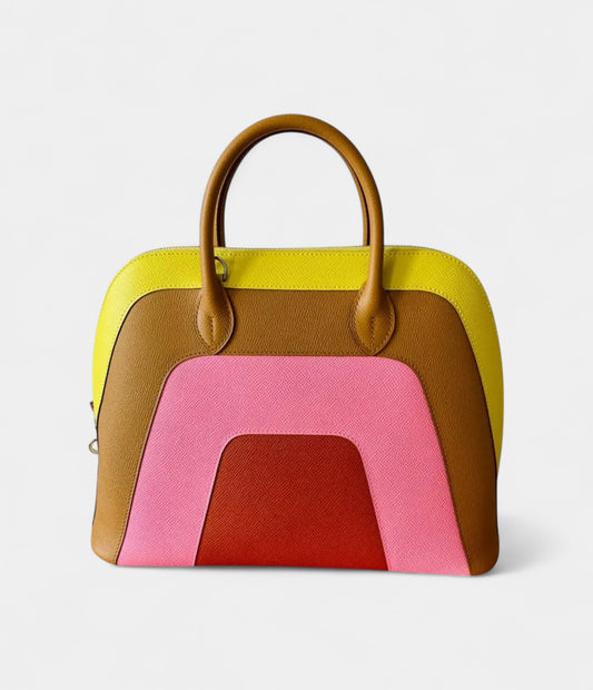 Hermès Bolide 1923 25 Bag in Multicolor Epsom Leather – Handmade Collector’s Edition