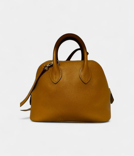 Hermès Bolide 1923 Mini Camel Clemence Leather Bag